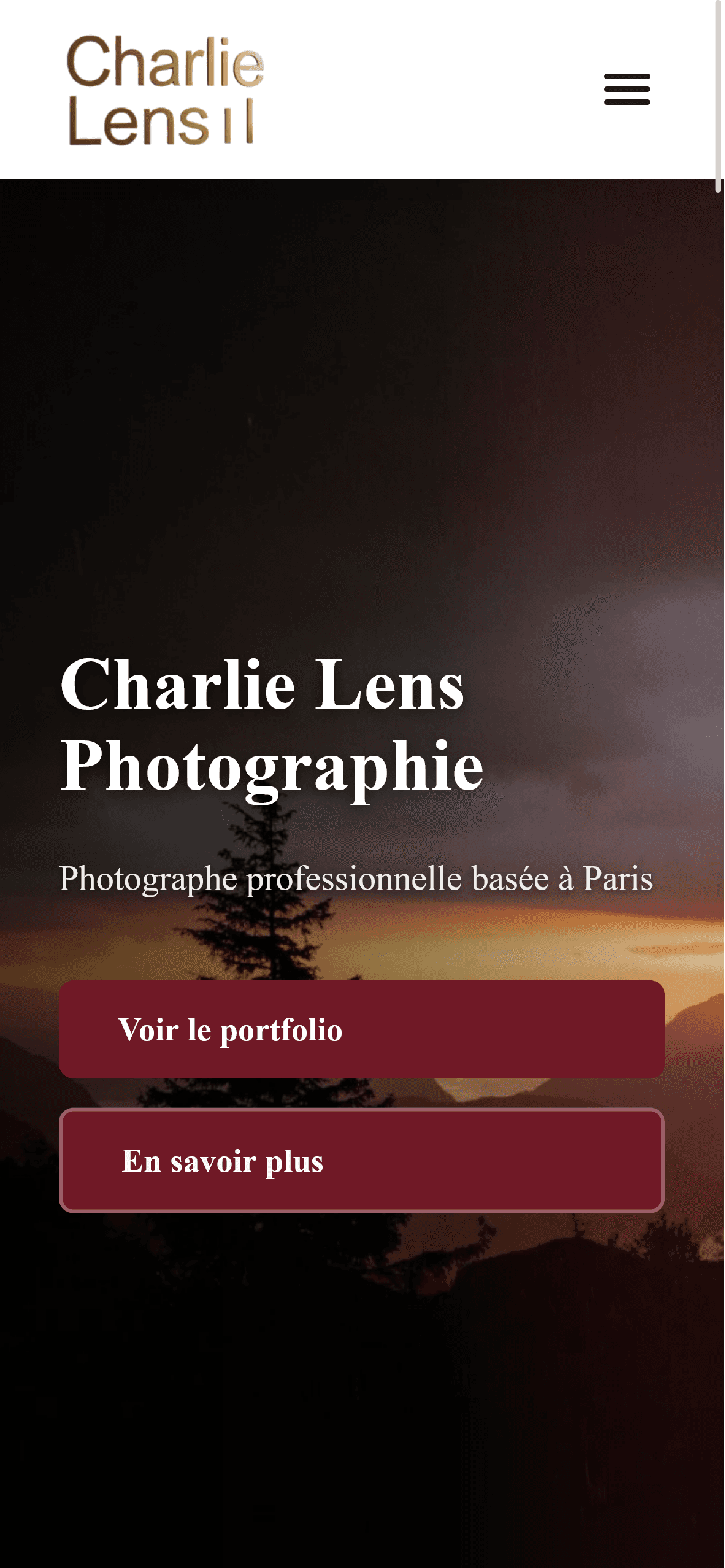 Screenshot Charlie Lens - Mobile